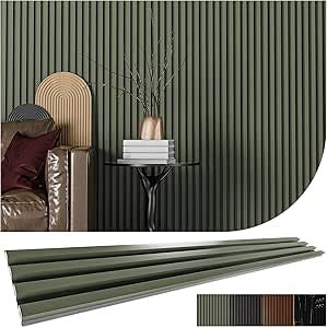 Paneles Decorativos 3D en PVC Lambrín – 12 Piezas (2㎡), Ideal para Paredes de Hogar y Oficina