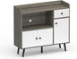 Mueble Multiusos Moderno – Cocina, Sala o Recámara, con Cajones y Puertas, Estilo Elegante, 90x30x83 cm