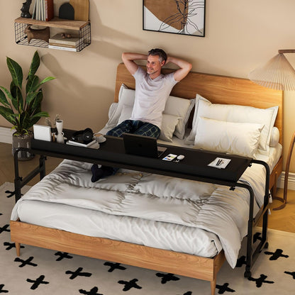 Mesa para Laptop en Cama – Escritorio Elevable Minimalista con Ruedas y Altura Ajustable