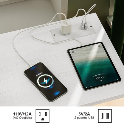 Mueble TV Expandible en Doble L Simple Wisdom – LED Controlable por App, Modular DIY, Almacenaje Amplio y Minimalista 48x100x30cm